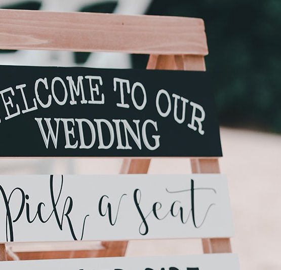 Panneau bienvenue mariage : Idée décoration pour votre mariage
